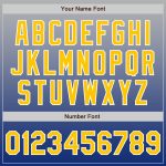 Custom Name and Number Gray Gold-Royal Authentic Fade Fashion Baseball Jersey - Personalized Team Apparel Personalized Gray