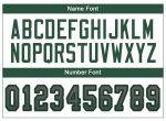 Custom Name & Number Green-Black Mesh Drift Fashion Football Jersey - Personalized Gray Team Jersey Personalized Gray Gotham