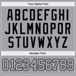 Custom Name and Number Authentic Gray-Black Baseball Jersey - Personalized Team Jersey Personalized Gray Gray-Black Authentic