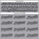 Custom Name and Number Authentic Gray-Black Baseball Jersey - Personalized Team Jersey Personalized Gray Gray-Black Authentic