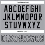 Custom Name and Number Personalized Baseball Jersey Gray Black Sleeveless Authentic Team Sports Apparel Personalized Gray