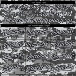 Personalized Baseball Jersey with Custom Name & Number - Gray Black Camo 3D Pattern Design Personalized Gray Gray Black-Camo