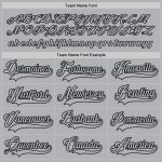 Custom Gray-Black Hockey Jersey with Personalized Name and Number - Team Apparel Personalized Gray Gray-Black Hockey Jersey