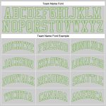 Custom Personalized Basketball Jersey - Gray Neon Green Throwback Team Jersey with Name & Number Personalized Gray Gray-Neon