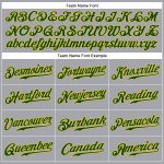 Custom Personalized Gray Green-Gold Authentic Sleeveless Baseball Jersey with Name and Number Personalized Gray Green-Gold