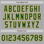 Personalized Gray Green Gold Bomber Jacket for Men Women Full-Snap Varsity Letterman Personalized Gray Green-Gold Bomber