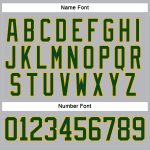 Custom Name Number Hockey Jersey Gray Green Gold Lace Neck Personalized Team Personalized Gray Green-Gold Hockey Lace Neck