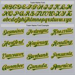 Custom Name and Number Gray Green Gold Line Baseball Jersey - Personalized Authentic Team Jersey Personalized Gray Green-Gold