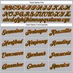 Custom Team Performance T-Shirt with Name and Number - Personalized Gray Green-Orange Color Personalized Gray Green-Orange