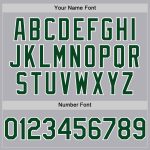 Custom Gray Green-White Mesh Baseball Jersey for Men | Authentic Throwback Design with Personalized Name and Number Personalized