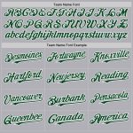 Custom Gray Green-White Mesh Baseball Jersey for Men | Authentic Throwback Design with Personalized Name and Number Personalized