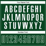 Custom Name and Number Soccer Uniform Jersey - Personalized Gray Green-White Sublimation Split Fashion Team Gear Personalized