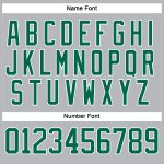 Custom Name and Number Hockey Jersey in Gray Kelly Green-White - Personalized Lace Neck Team Jersey Personalized Gray Kelly