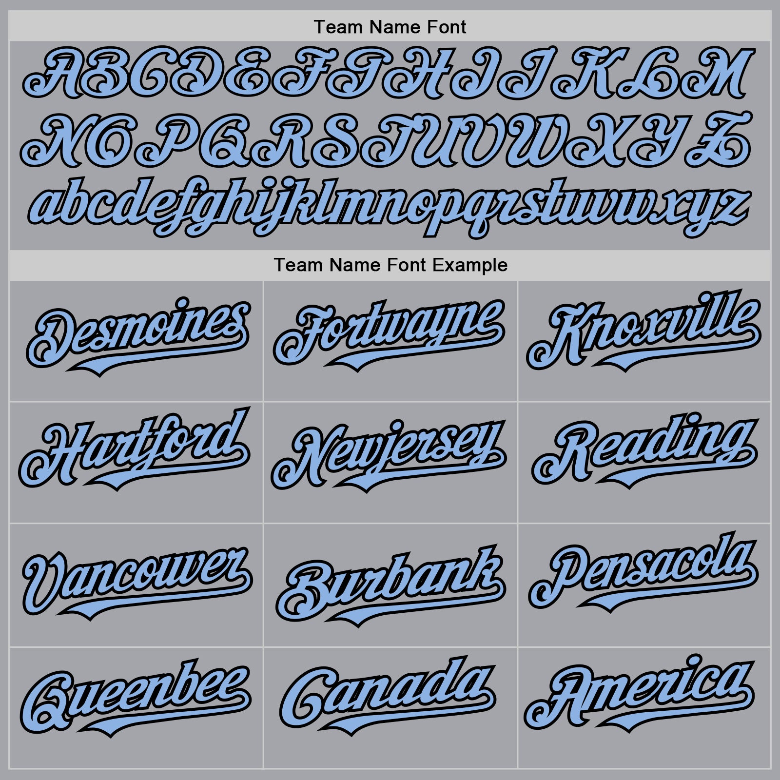 Personalized Gray Light Blue-Black 3 Colors Arm Shapes Authentic Baseball Jersey Team Custom Name and Number Customizable Authentic Baseball Jersey in Gray Light Blue Black - Personalized Name and Number, Available in 3 Colors Personalized - Image 5