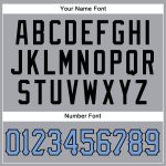 Personalized Fathers Day Baseball Jersey Custom Name Number Gray Light Blue Black Sleeveless Authentic Team Personalized