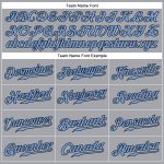 Personalized Fathers Day Baseball Jersey Custom Name Number Gray Light Blue Black Sleeveless Authentic Team Personalized