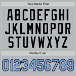 Custom Name and Number Personalized Gray and Light Blue Baseball Jersey - Authentic Throwback Design Personalized Gray Light
