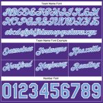 Custom Team Basketball Shorts with Name and Number - Personalized Gray Light Blue-Purple Throwback Split Fashion Design Personalized