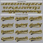 Personalized Gray Navy Gold Baseball Jersey for Fans and Players Personalized Gray Navy-Gold Authentic Baseball Jersey