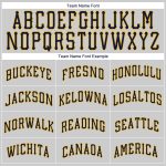 Personalized Custom Name and Number Gray Navy Gold Baseball Jersey - Authentic Team Gear Personalized Gray Navy-Gold Authentic