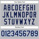 Custom Team Name Number Gray Navy Light Blue Performance Vapor Golf Polo Shirt Personalized Gray Navy-Light Blue Performance