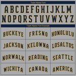 Custom Name and Number Authentic Baseball Jersey - Personalized Gray Navy and Old Gold Team Jersey Personalized Gray Navy-Old