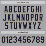 Custom Name and Number Personalized Baseball Jersey - Gray Navy Old Gold Raglan Sleeves Personalized Gray Navy-Old Gold Authentic