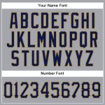 Personalized Sleeveless Baseball Jersey, Gray Navy Gold, Custom Name & Number, Authentic Team Gear Personalized Gray Navy-Old