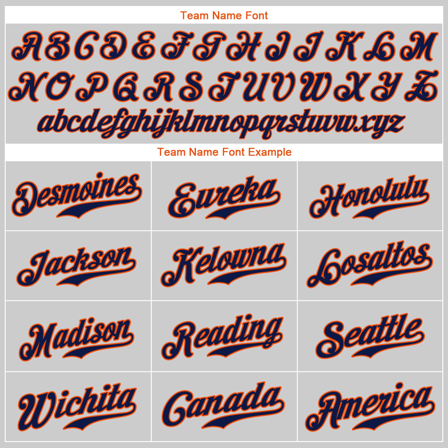 Personalized Gray Navy-Orange Authentic Baseball Jersey Personalized Gray Navy Orange Baseball Jersey - Custom Authentic Design Personalized Gray Navy-Orange Authentic Baseball - Image 5