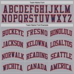 Custom Authentic Basketball Jersey with Team Name & Number - Personalized Gray Navy-Orange Design Personalized Gray Navy-Orange