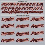 Custom Authentic Baseball Jersey with Personalized Name and Number - Gray Navy-Orange Line Personalized Gray Navy-Orange