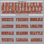 Personalized Custom Team Football Jersey - Gray Navy Orange Mesh with Name & Number Personalized Gray Navy-Orange Mesh Authentic