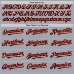 Custom Name Number Sleeveless Baseball Jersey - Personalized Gray Navy Pinstripe with Orange Details Personalized Gray Navy