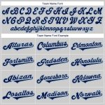 Custom Name and Number Baseball Jersey in Gray Navy Powder Blue - Personalized Authentic Team Apparel Personalized Gray Navy-Powder