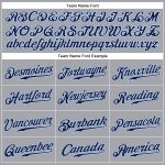 Custom Name & Number Personalized Baseball Jersey - Authentic Sleeveless in Gray, Navy & Powder Blue Personalized Gray Navy-Powder