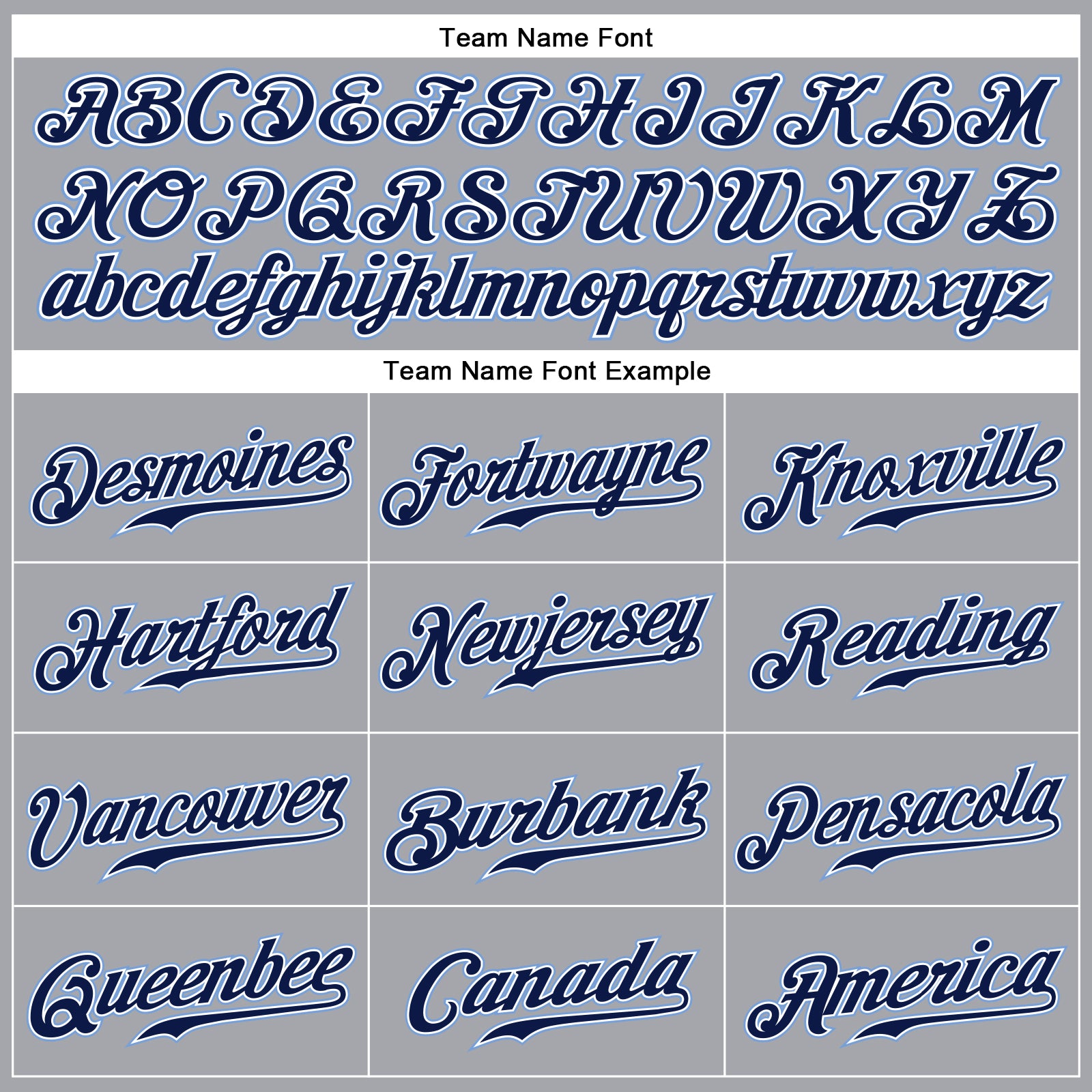 Personalized Gray Navy-Powder Blue Authentic Sleeveless Baseball Jersey Team Custom Name and Number Custom Name & Number Personalized Baseball Jersey - Authentic Sleeveless in Gray, Navy & Powder Blue Personalized Gray Navy-Powder - Image 3