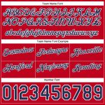 Custom Name Number Basketball Shorts Authentic Throwback Gray Navy Red Fashion Split Design Team Gear Personalized Gray Navy-Red