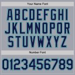 Personalized Gray Navy Teal Baseball Jersey Authentic Sleeveless Design Personalized Gray Navy-Teal Authentic Sleeveless