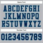 Custom Name and Number Personalized Navy-Teal Gray Mesh Football Jersey Authentic Personalized Gray Navy-Teal Mesh Authentic