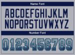 Custom Name Number Personalized Football Jersey Gray Navy Teal Mesh Drift Fashion Team Personalized Gray Navy-Teal Mesh Drift