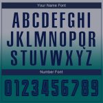 Custom Name Number Gray Navy Teal Fashion Soccer Jersey Long Sleeve Sublimation Uniform Personalized Gray Navy-Teal Sublimation