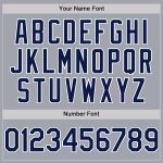 Custom Gray Navy-White Authentic Sleeveless Baseball Jersey for Men Personalized Gray Navy-White Authentic Sleeveless Baseball