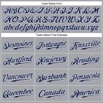 Custom Name and Number Personalized Baseball Jersey - Authentic Gray Navy-White Sleeveless Design Personalized Gray Navy-White