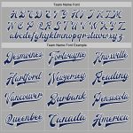 Personalized Gray Navy White Varsity Bomber Jacket Full-Snap Letterman Style Personalized Gray Navy-White Bomber Full-Snap