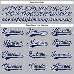 Custom Name & Number Hockey Jersey - Personalized Gray Navy-White Lace Neck Team Apparel Personalized Gray Navy-White Hockey