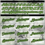 Custom Butterfly Performance T-Shirt with 3D Gray Neon Green-Black Pattern, Personalized Name & Number Personalized Gray