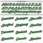 Custom Name and Number Personalized Baseball Jersey in Gray Neon Green and Navy Personalized Gray Neon Green-Navy Authentic