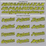 Custom Name and Number Gray Neon Yellow-Black Mesh Baseball Jersey - Authentic Throwback Design Personalized Gray Neon Yellow-Black