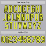 Custom Name and Number Gray Neon Yellow-Black Mesh Baseball Jersey - Authentic Throwback Design Personalized Gray Neon Yellow-Black