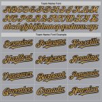 Custom Name and Number Baseball Jersey in Personalized Gray, Old Gold, Black - Authentic Team Jersey Personalized Gray Old